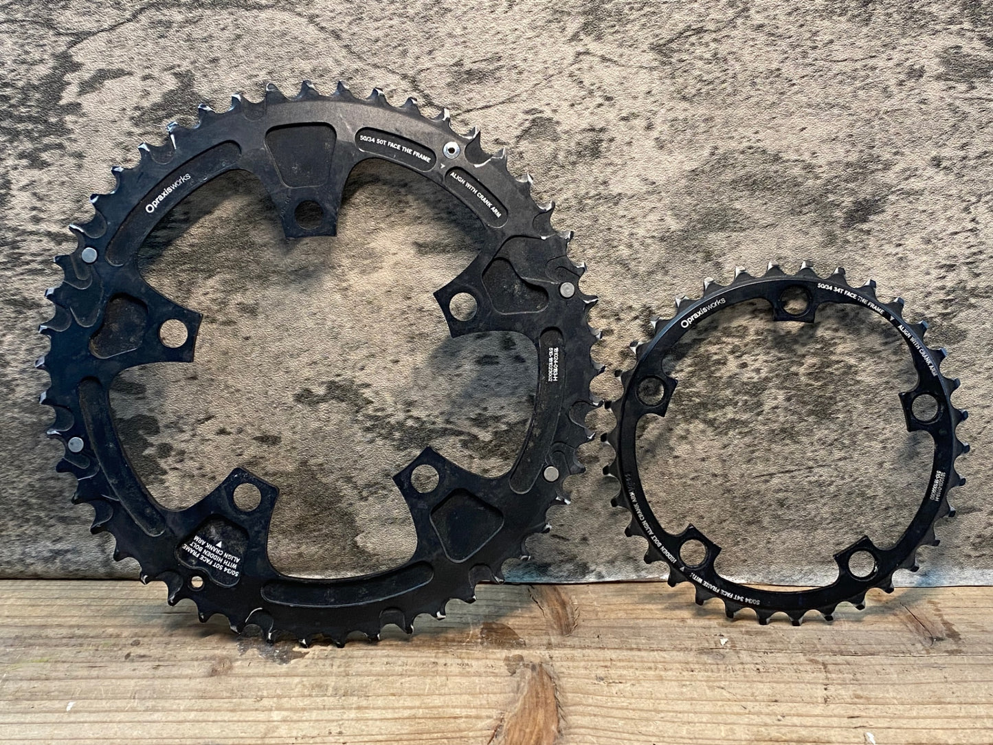 IS402 プラクシスワークス PRAXIS WORKS チェーンリング 50/34T BCD110