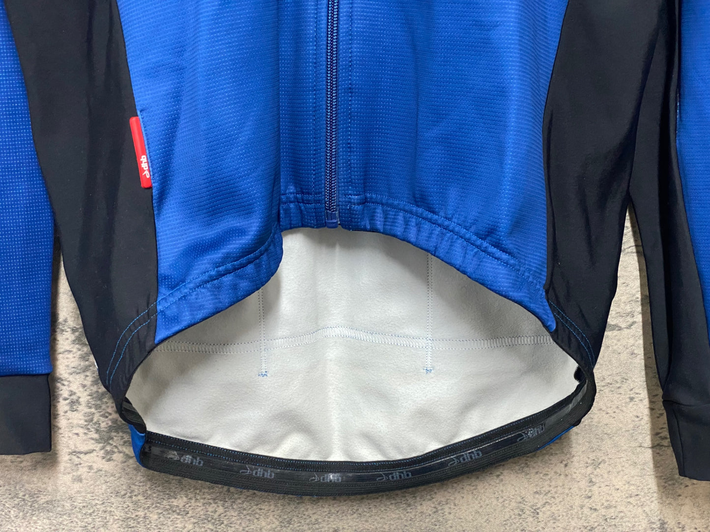 JA386 dhb 長袖 サイクルジャケット 青 サイズ不明 裏起毛 L相当