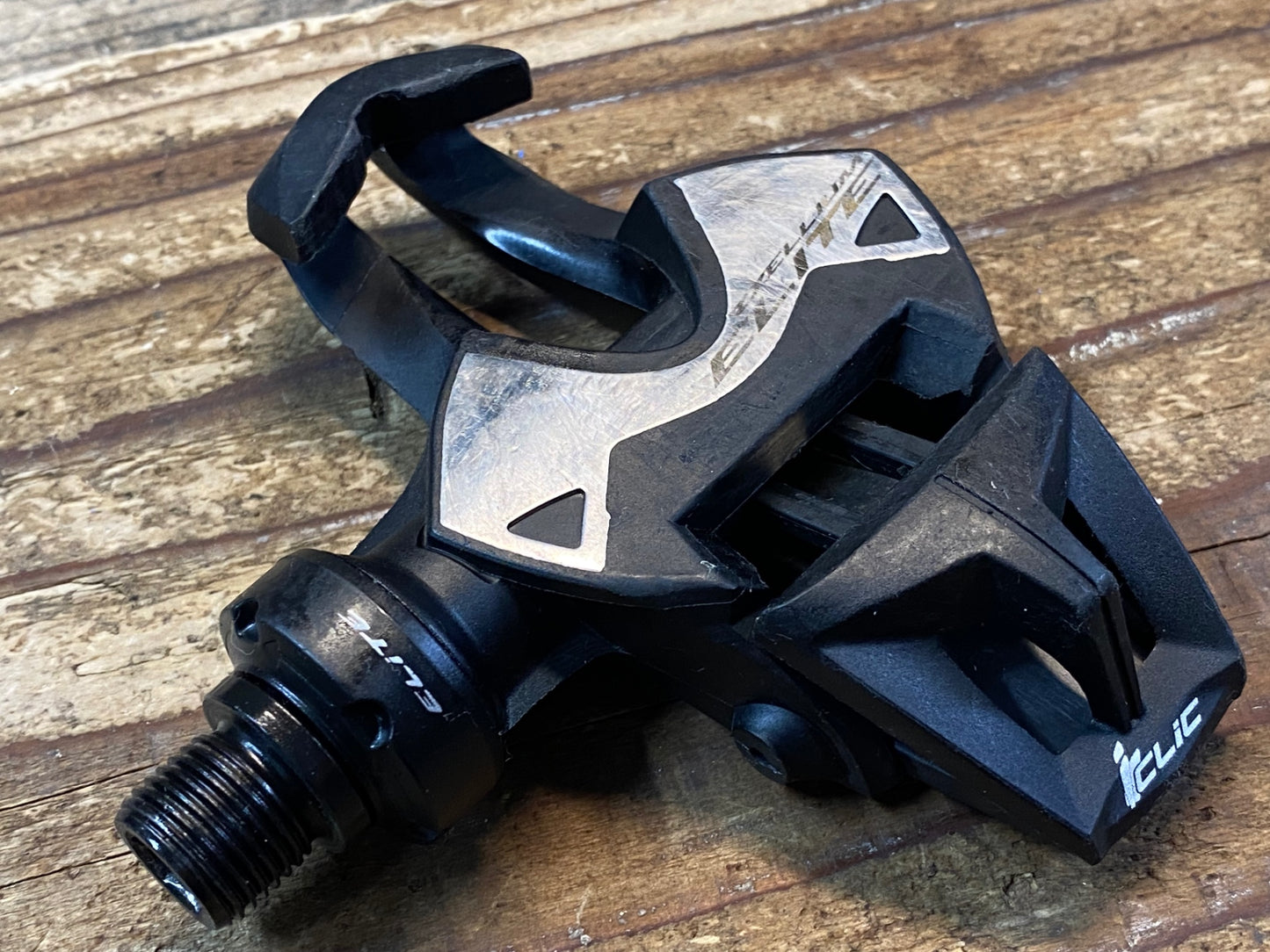 IU170 マビック MAVIC ZXELLIUM ELITE ビンディングペダル ※板バネひび割れ 軸回転抵抗大 ジャンク