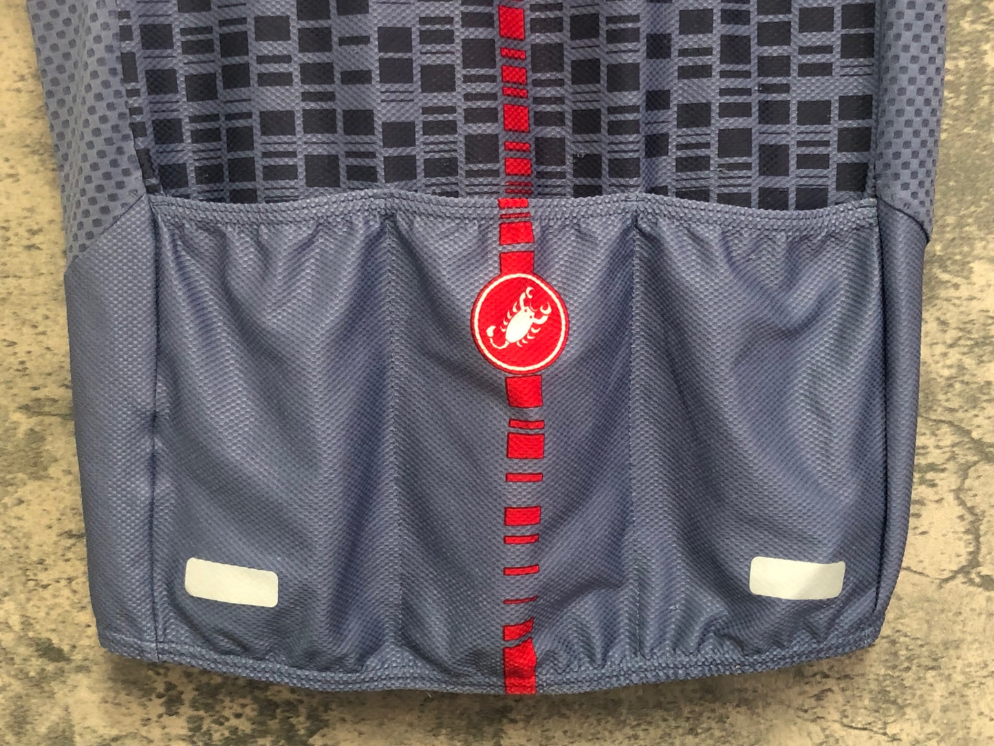 IW394 カステリ CASTELLI ROSSOCORSA 半袖 サイクルジャージ グレー L