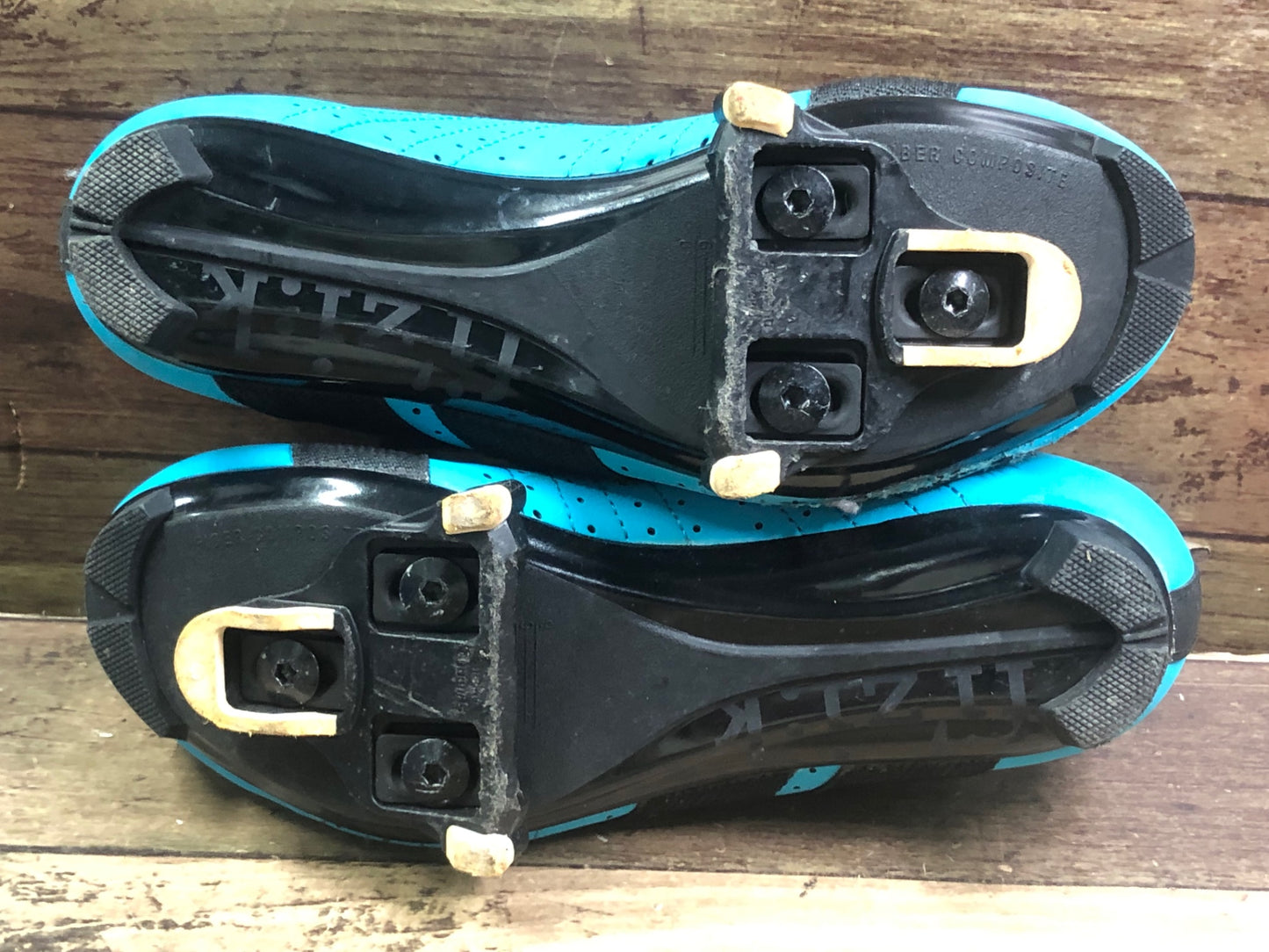 IH100 フィジーク fizik TEMPO POWERSTRAP R5 SHOES ビンディングシューズ EU36 ブルーSPD-SL