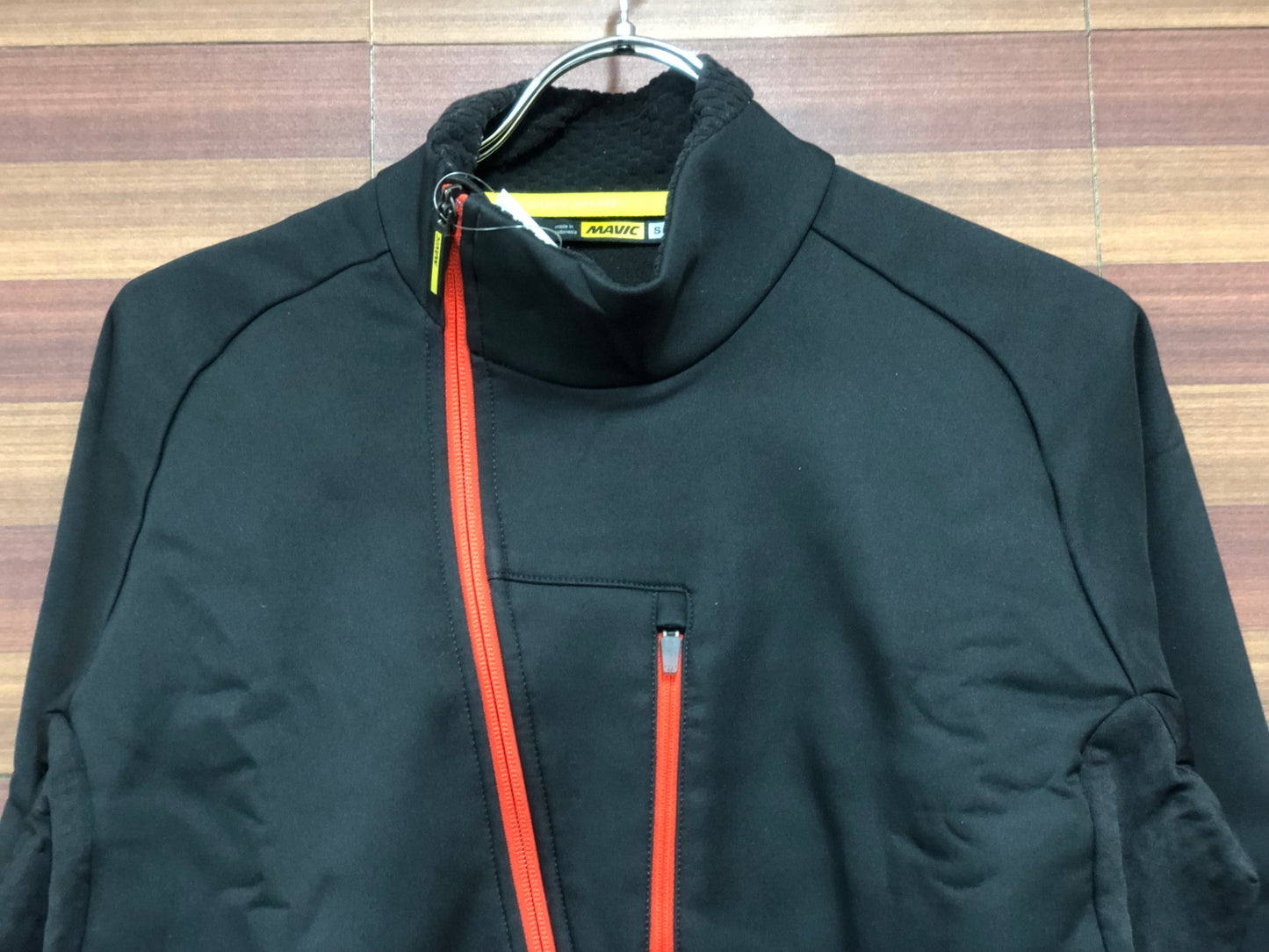 IM973 マヴィック MAVIC 長袖 サイクルジャケット 黒 S 裏起毛