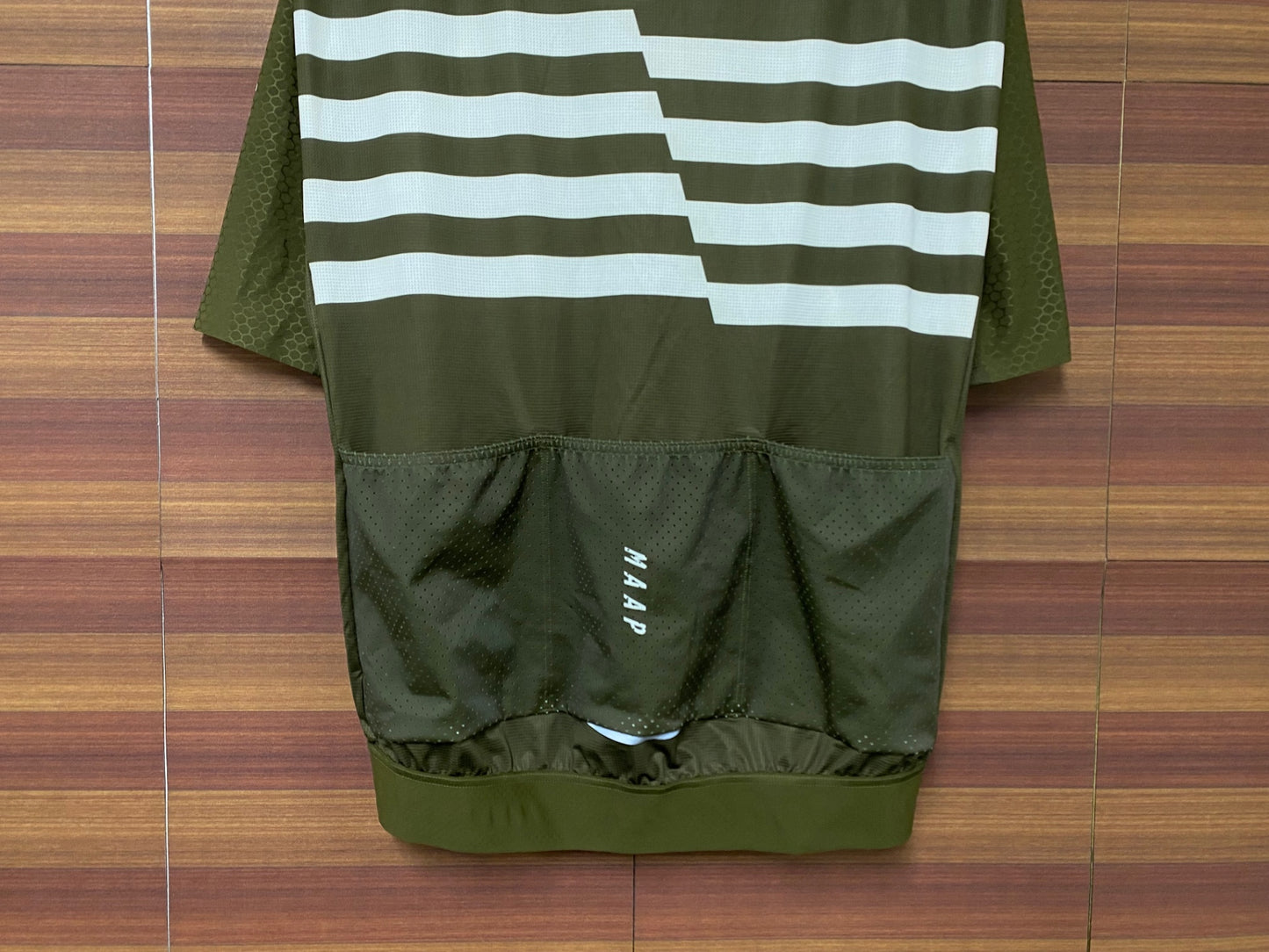 IN596 マープ MAAP PRO FIT JERSEY 半袖 サイクルジャージ カーキ XXL