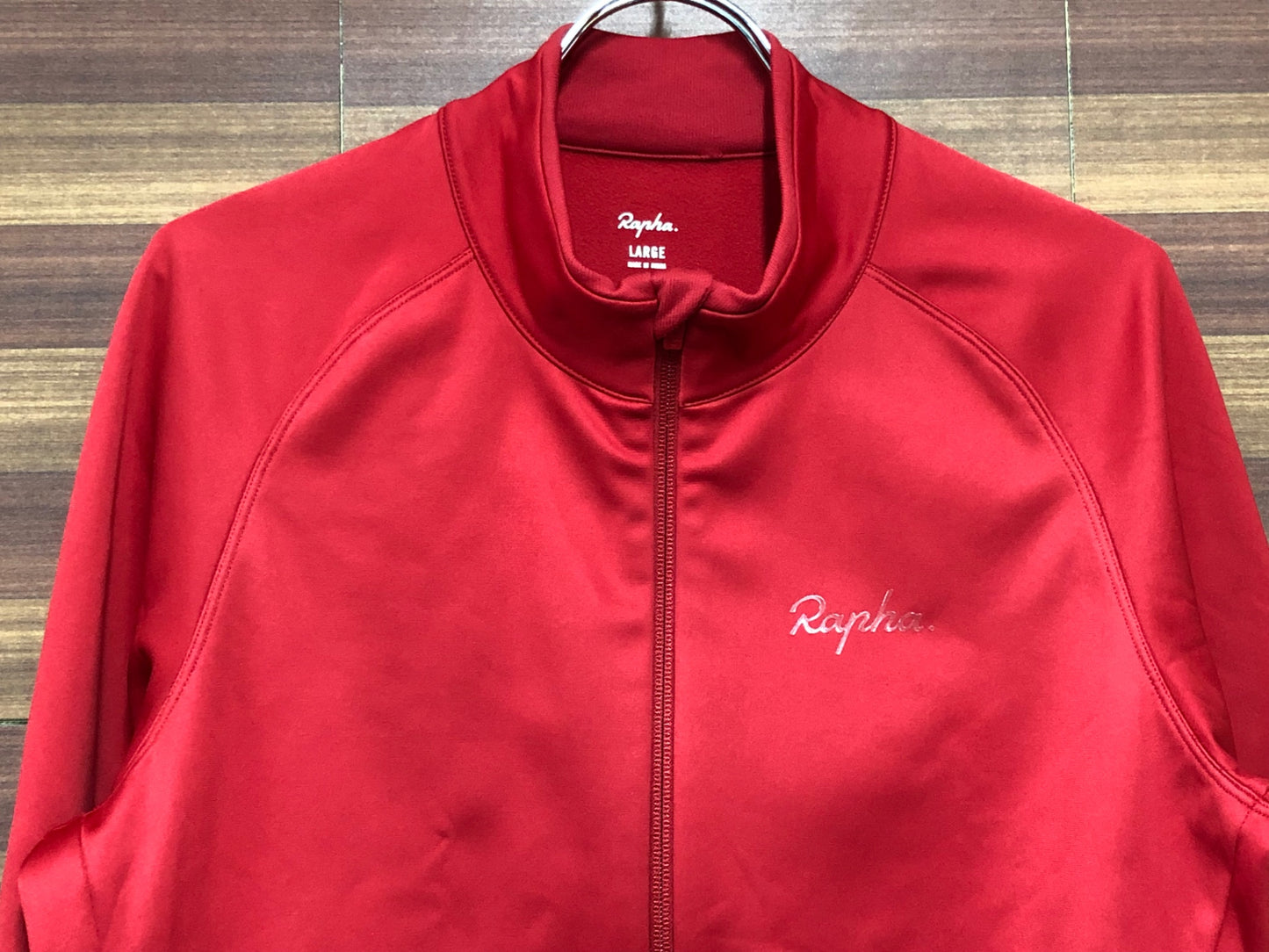 IL636 ラファ Rapha CORE WINTER JACKET 長袖 サイクルジャケット 裏起毛 赤 L ※汚れ有