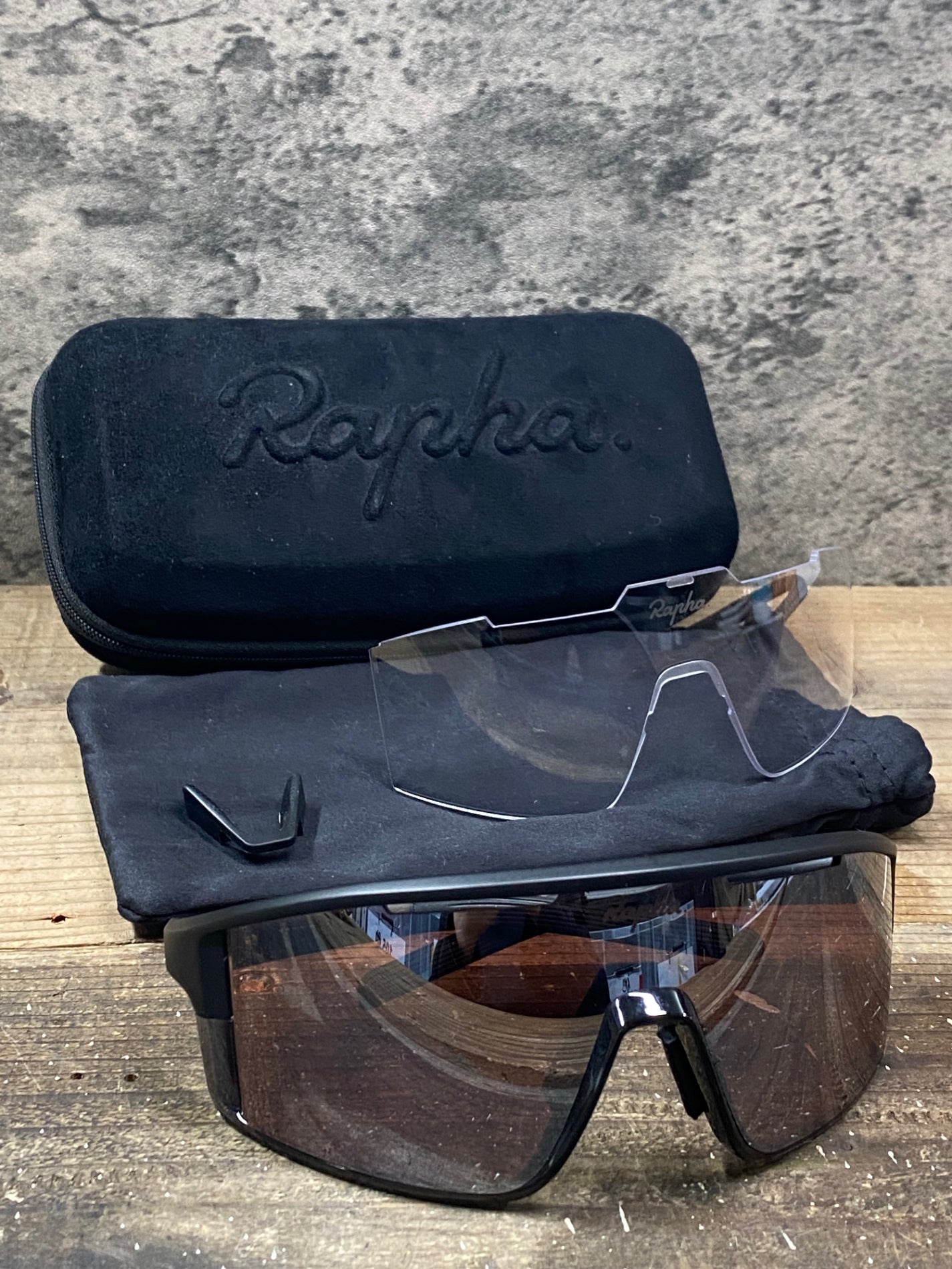 IQ377 ラファ Rapha PERFORMANCE EYEWEAR サングラス アイウェア 黒 レンズ付属
