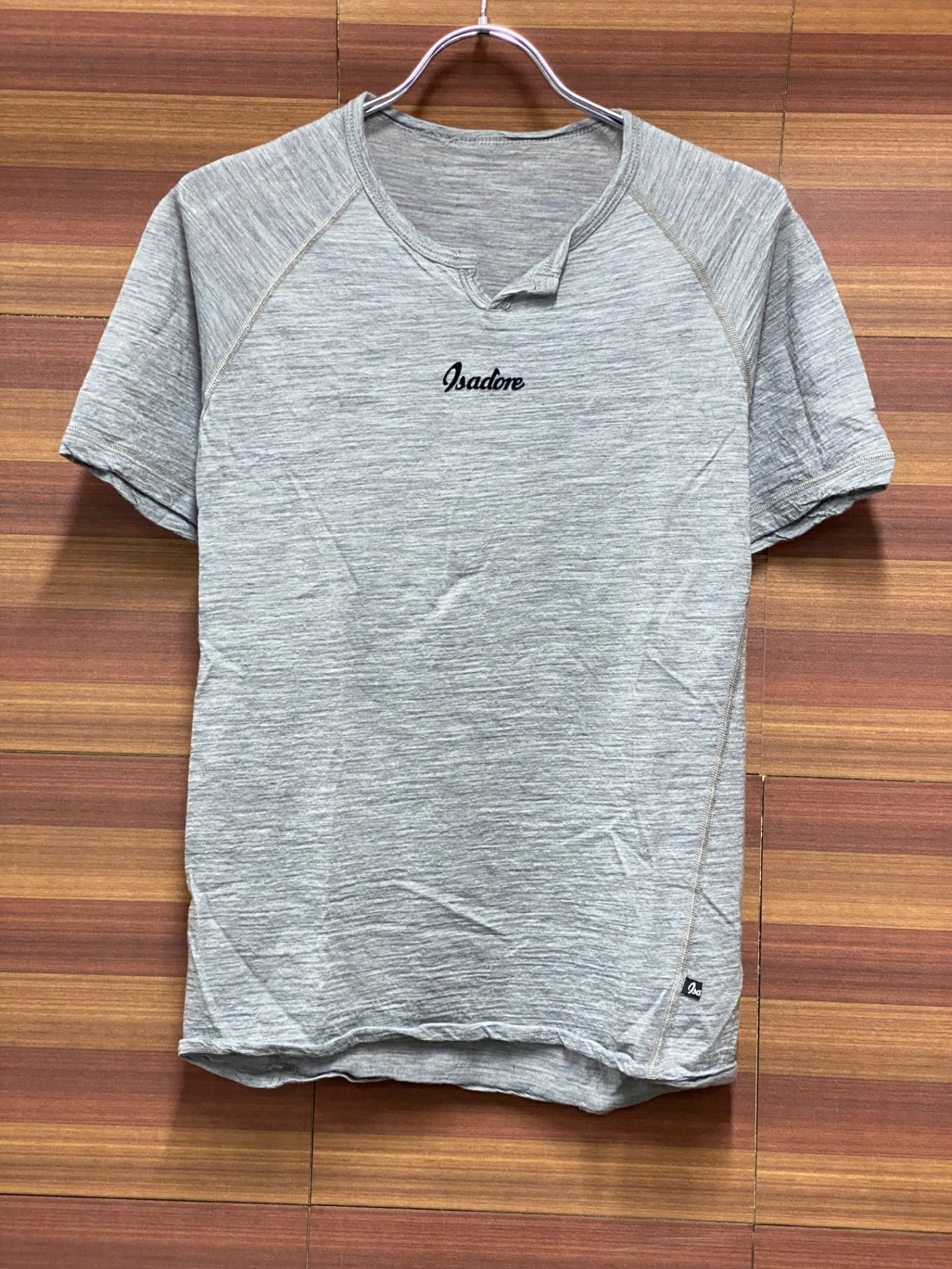 IU211 イザドア Isadore 半袖 ベースレイヤー グレー M