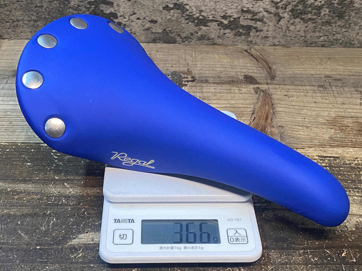 IW312 サンマルコ SAN MARCO リーガル REGAL サドル 青 未使用