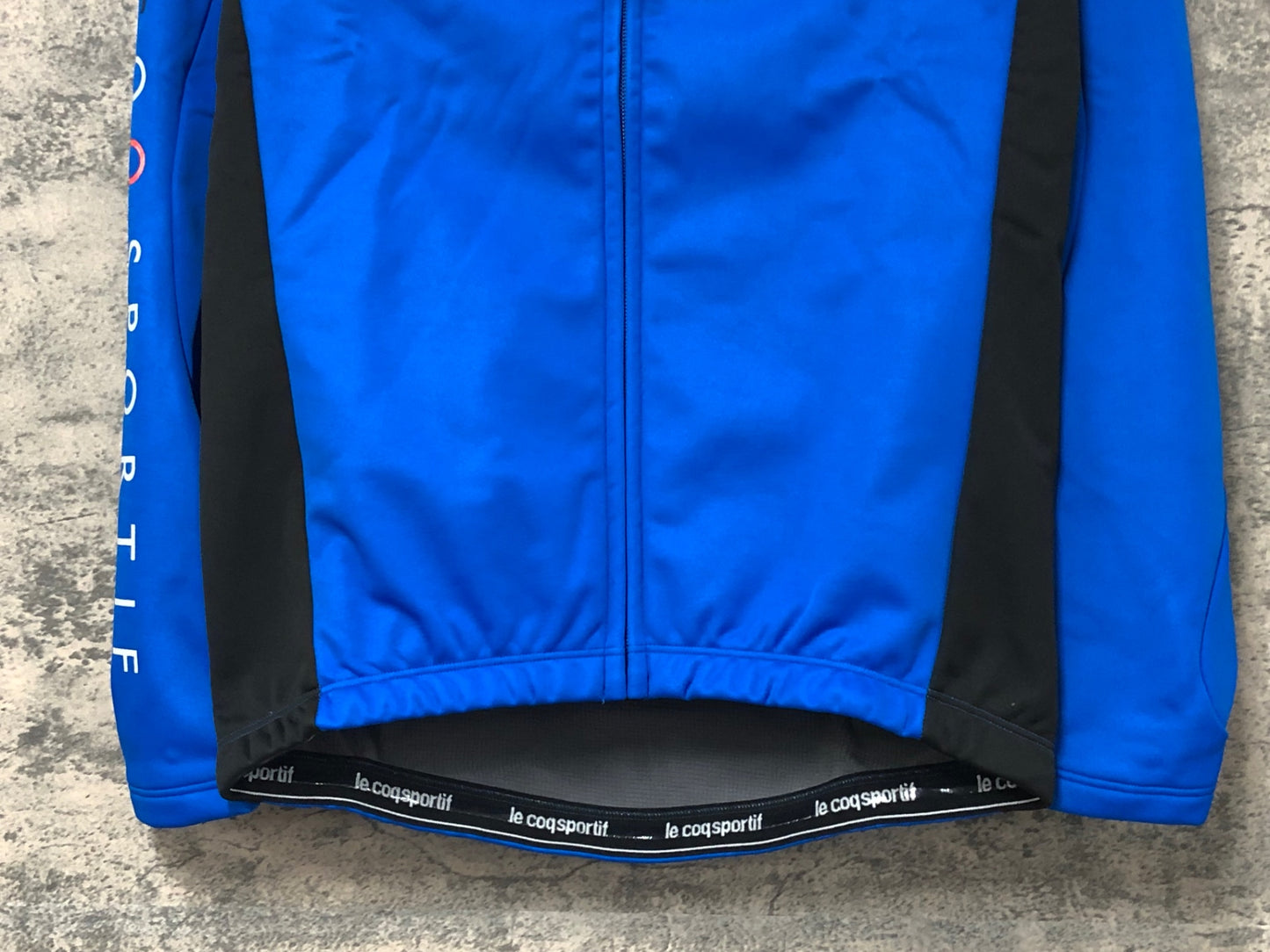 IY734 ルコックスポルティフ le coq sportif 長袖 サイクルジャケット 青 S