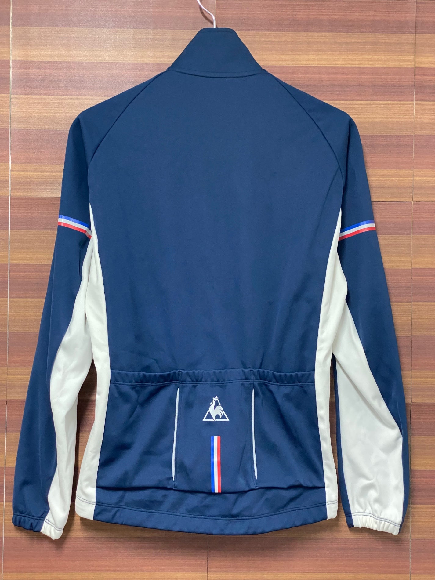 IH833 ルコックスポルティフ le coq sportif 長袖 サイクルジャケット M 青