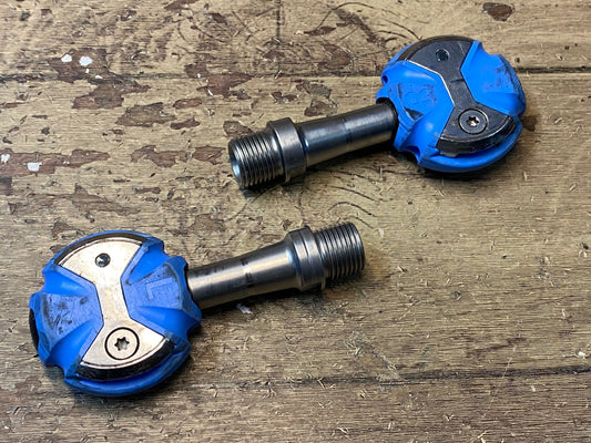 IN065 スピードプレイ SPEEDPLAY スチールシャフト ビンディングペダル 青