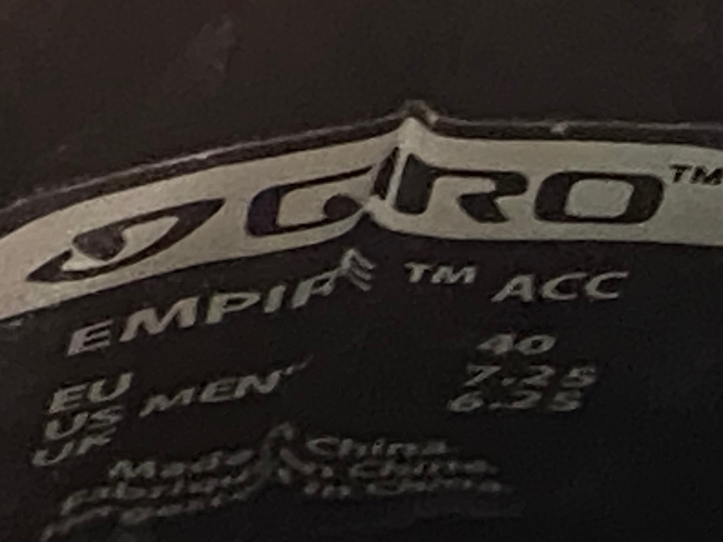 IT918 ジロ GIRO EMPIRE ACC ビンディングシューズ 3穴 黒 EU40