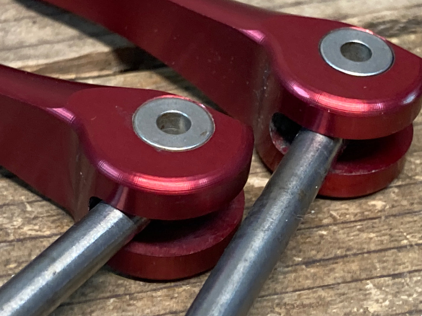 IN122 ハドレー HADLEY クリックリリース 前後セット 赤