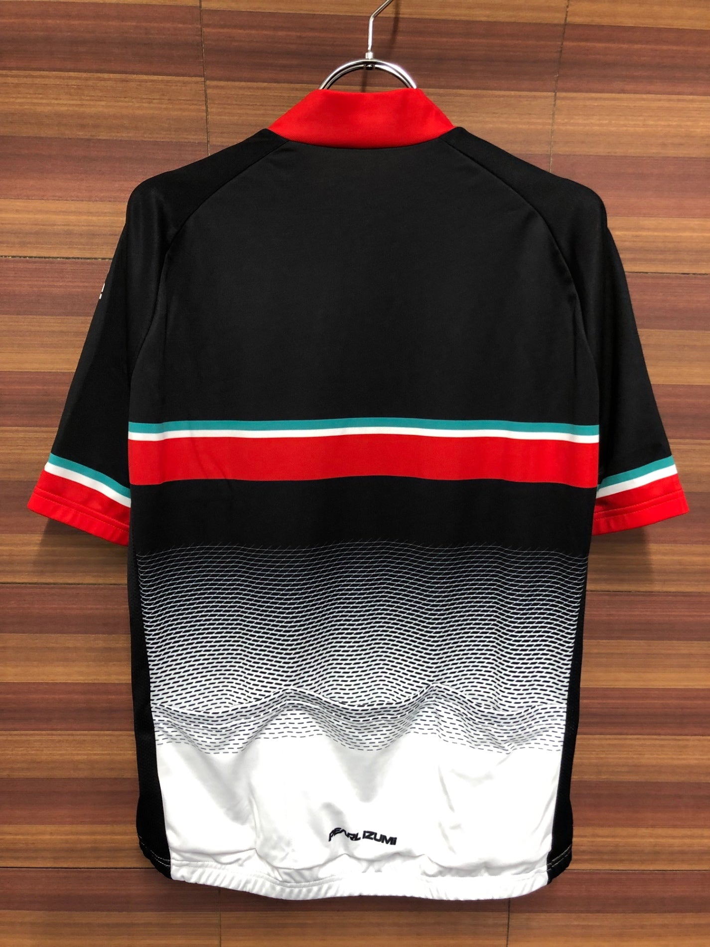 IQ480 パールイズミ PEARL IZUMI 半袖 サイクルジャージ 黒赤白 BL