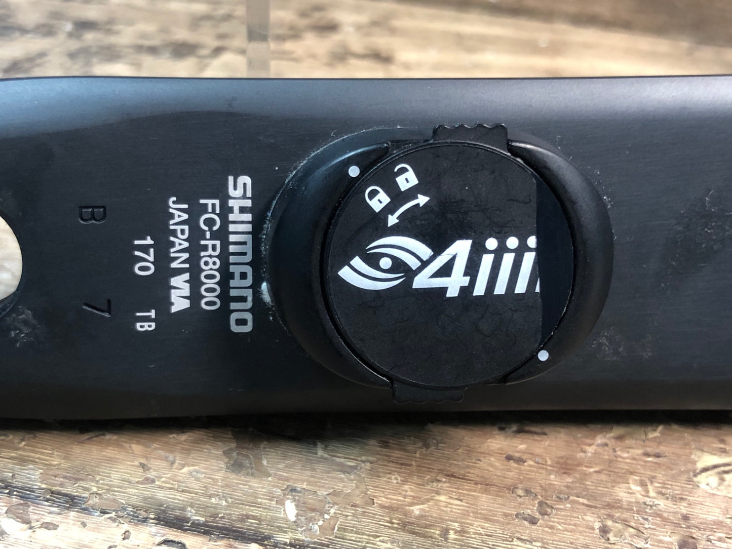 IN331 4iii シマノ SHIMANO アルテグラ ULTEGRA FC-R8000 左クランク 170mm パワーメーター 動作確認済み