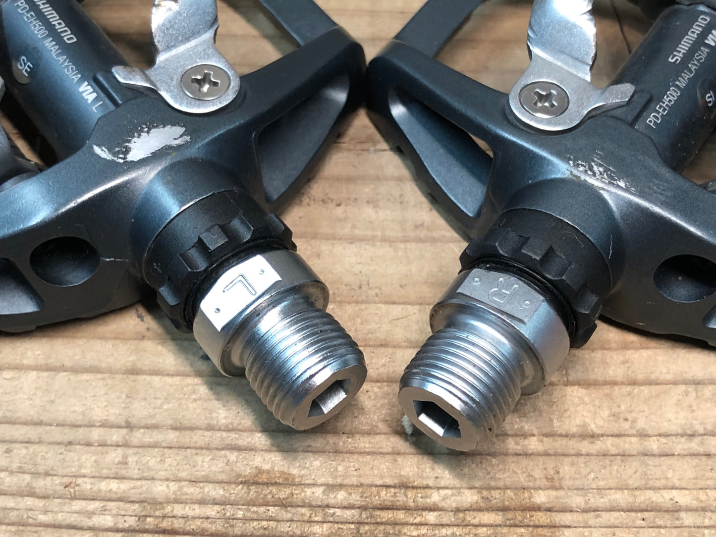 IO120 シマノ SHIMANO PD-EH500 ビンディングペダル 片面フラット SPD