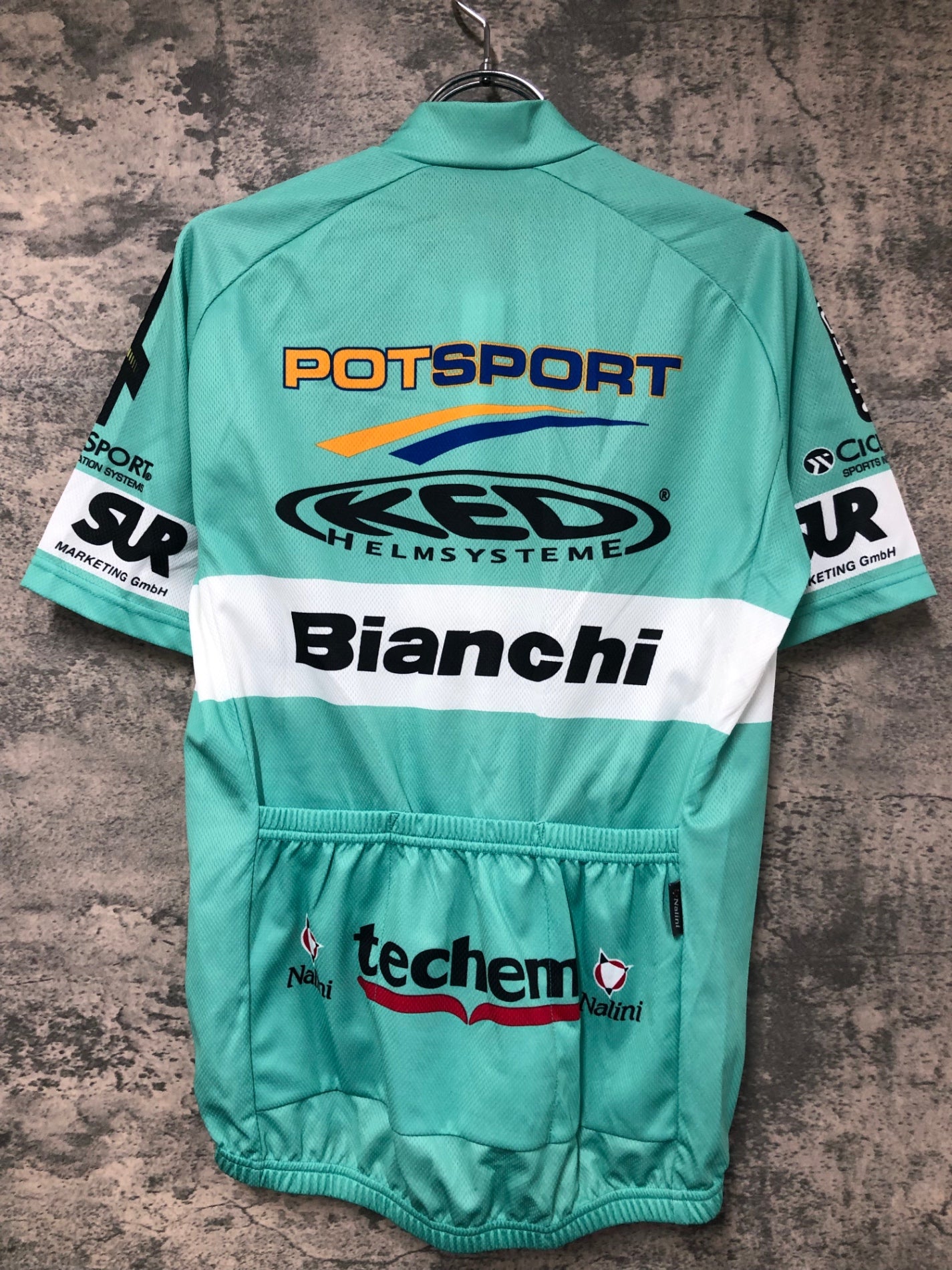 IW329 ナリフリ NARIFURI 半袖 サイクルジャージ ビアンキ M