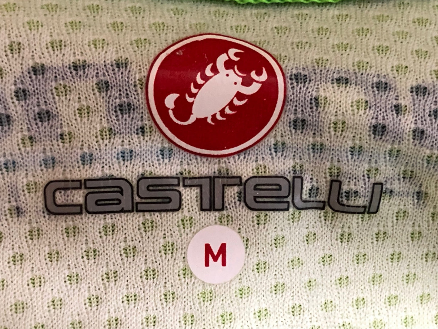 IN744 カステリ CASTELLI 半袖 サイクルジャージ 緑 M Cannondale