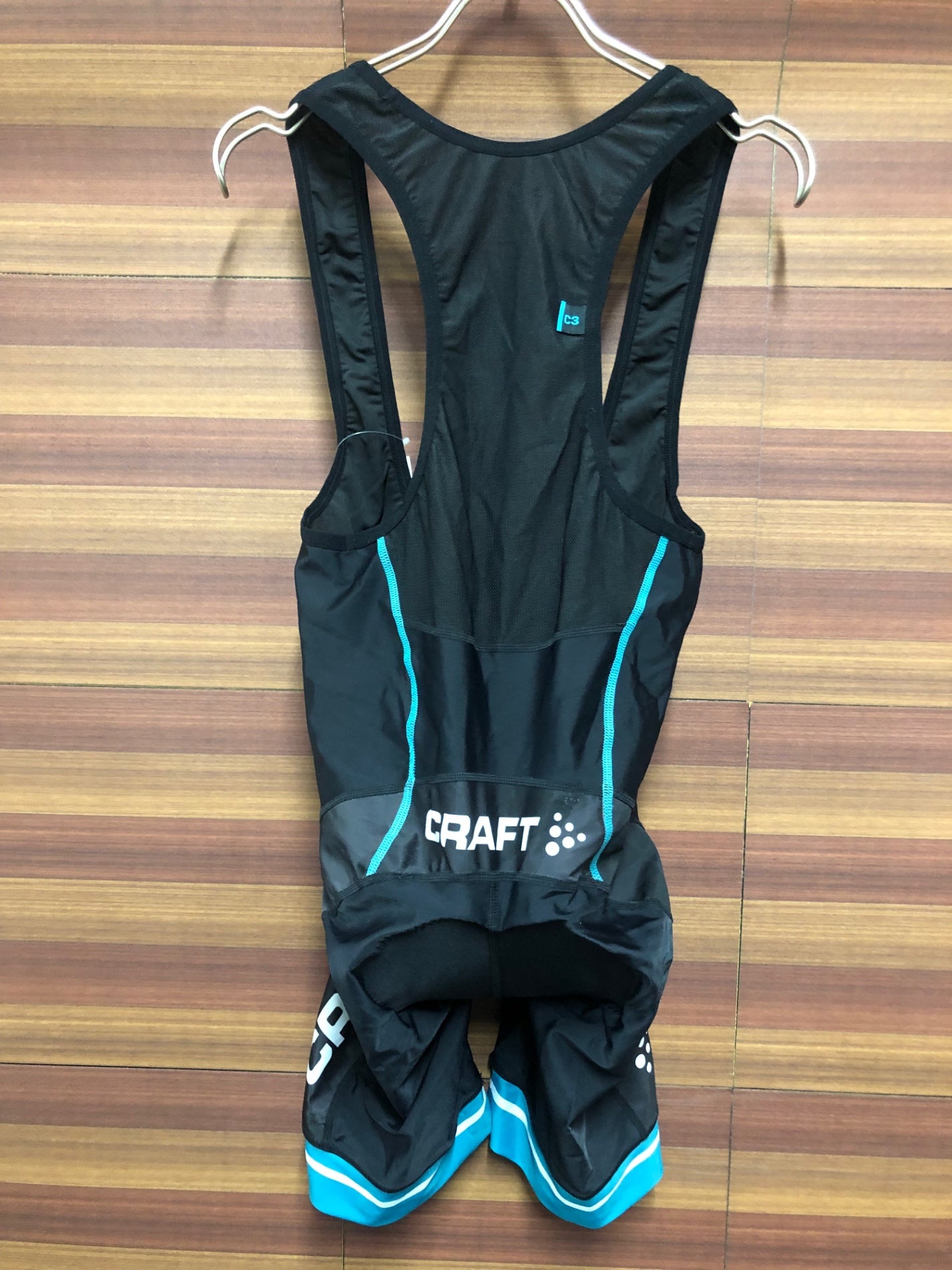 IU728 クラフト CRAFT ビブショーツ 黒 M