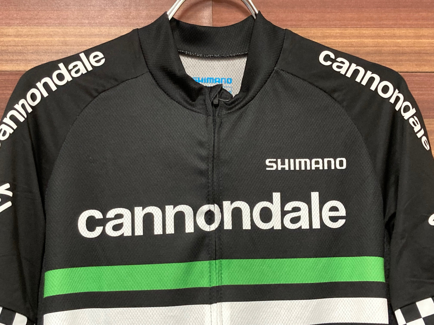 IM071 シマノ SHIMANO 半袖サイクルジャージ 黒 CANNONDALE ASIA M
