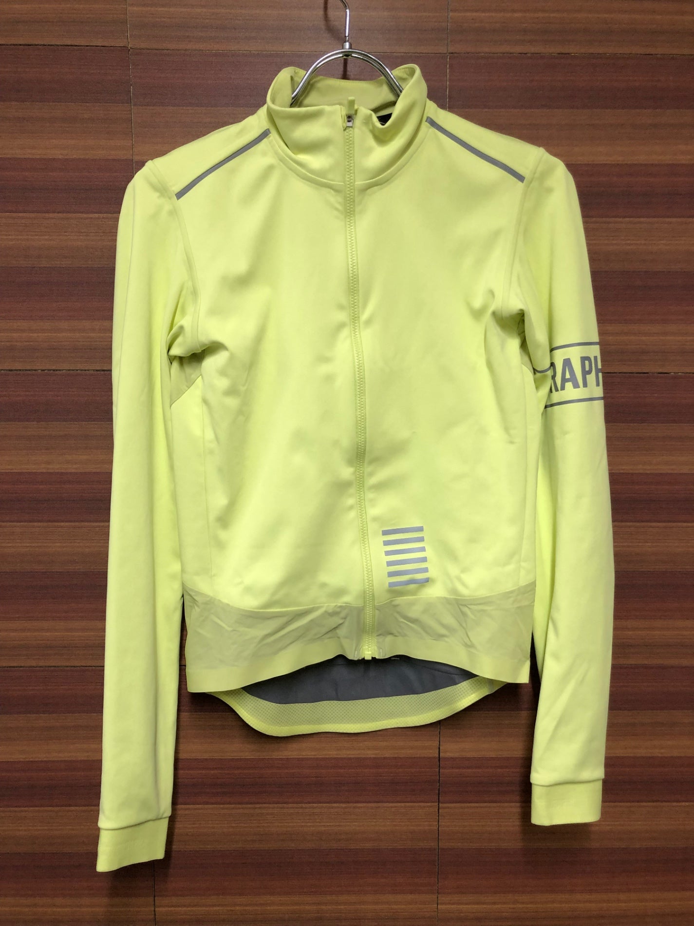 IL921 ラファ Rapha PRO TEAM LONG SLEEVE INFINIUM JERSEY 長袖 サイクルジャージ 黄 S GORE-TEX INFINIUM