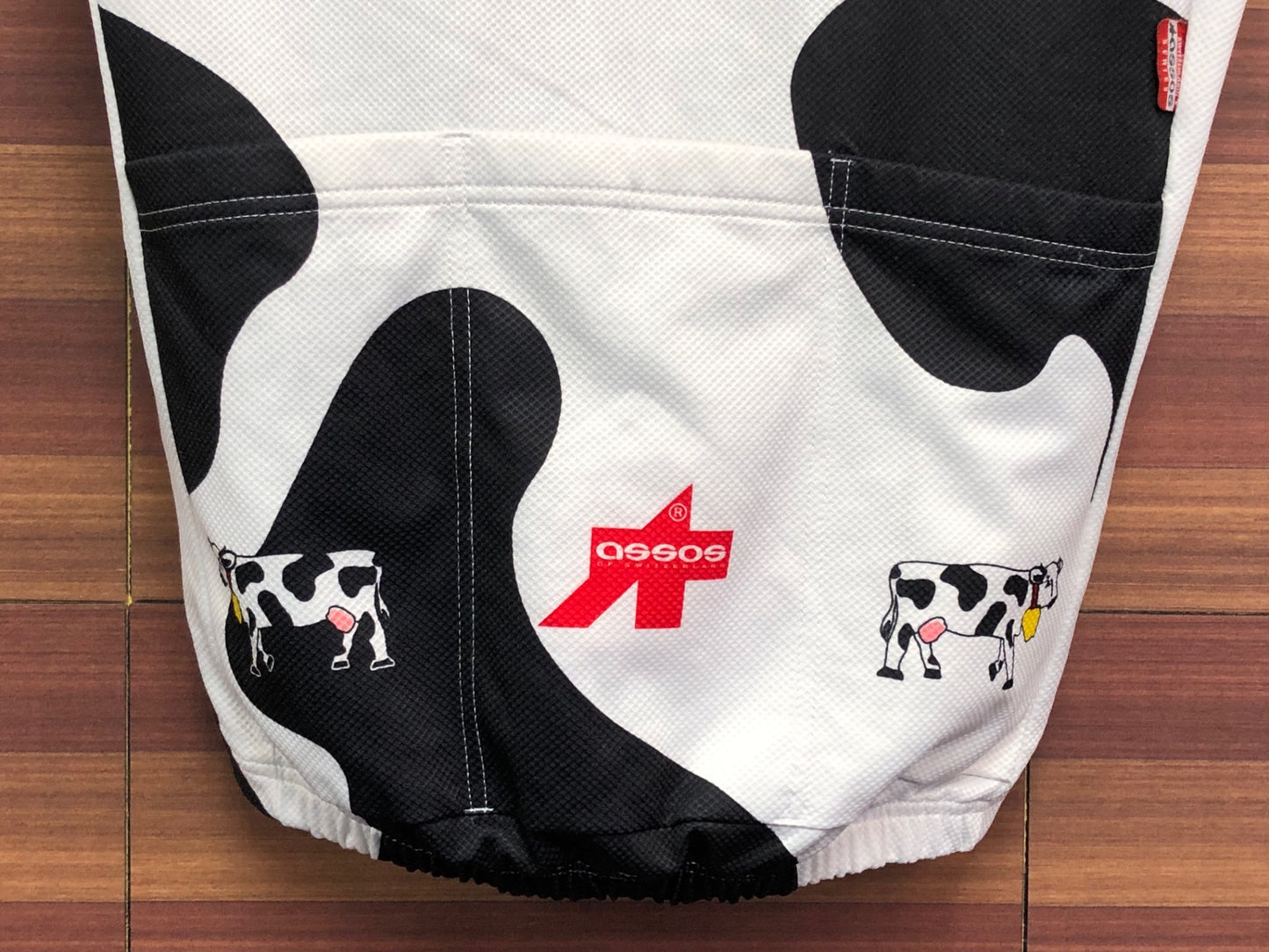 IS809 アソス Assos 半袖 サイクルジャージ 黒 白 S