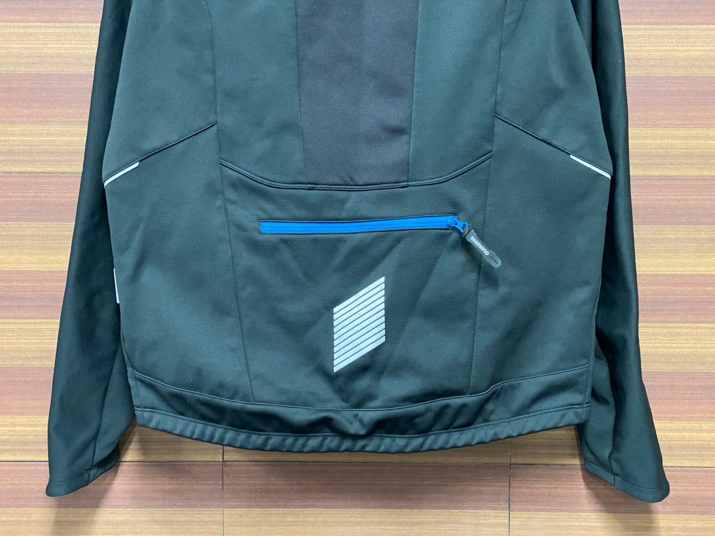 IT527 シマノ SHIMANO 長袖サイクルジャケット 黒 ASIA L 裏起毛