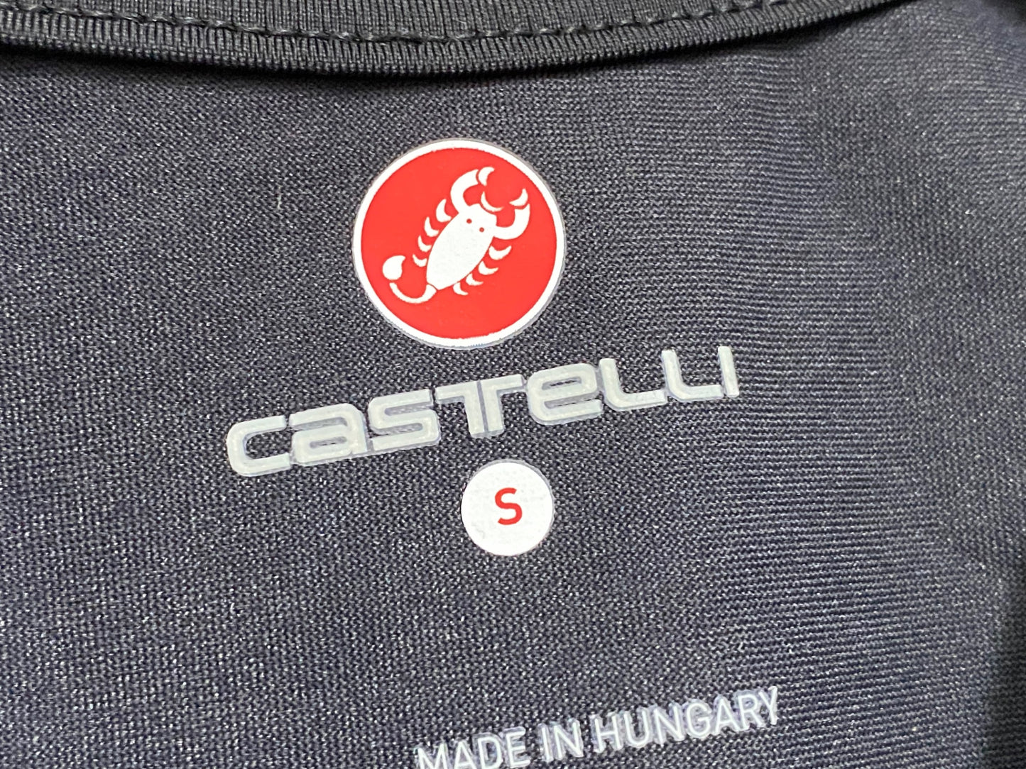 IZ467 カステリ CASTELLI ROSSOCORSA BODY PAINT ジレ サイクルベスト 黒 S