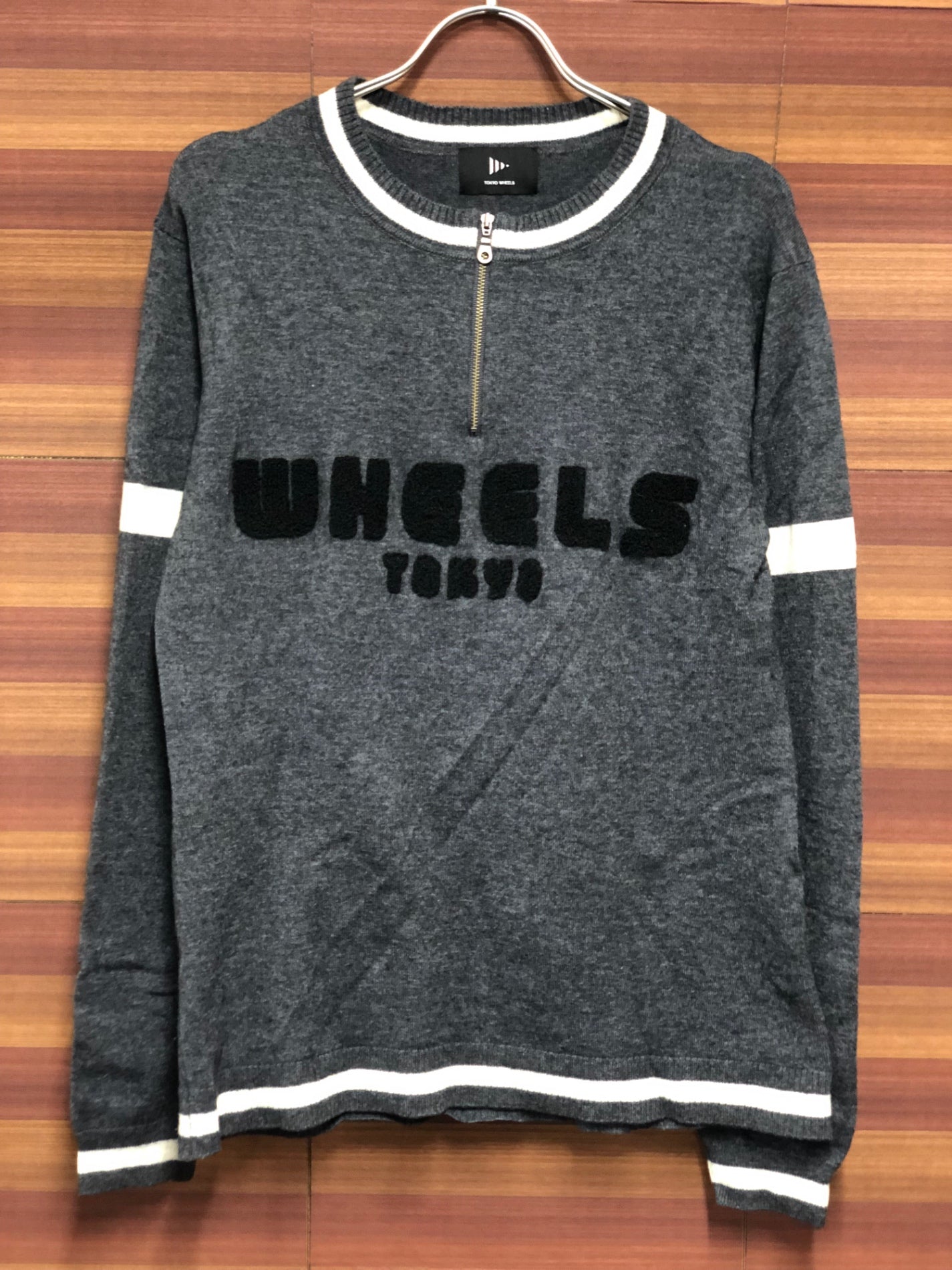 IQ345 トーキョーウィールズ TOKYO WHEELS 長袖 ニット S グレー