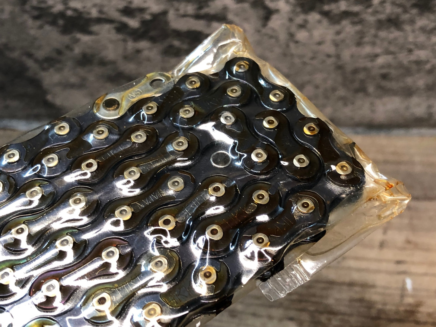 IP832 HKK Vertex TRACK RACER CHAIN 厚歯 シングル チェーン NJS トラック ピスト用 ブルーブラック