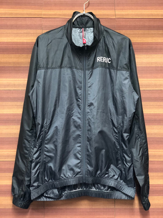IP212 レリック reric 長袖ウィンドブレーカー M 黒 ※動物の毛