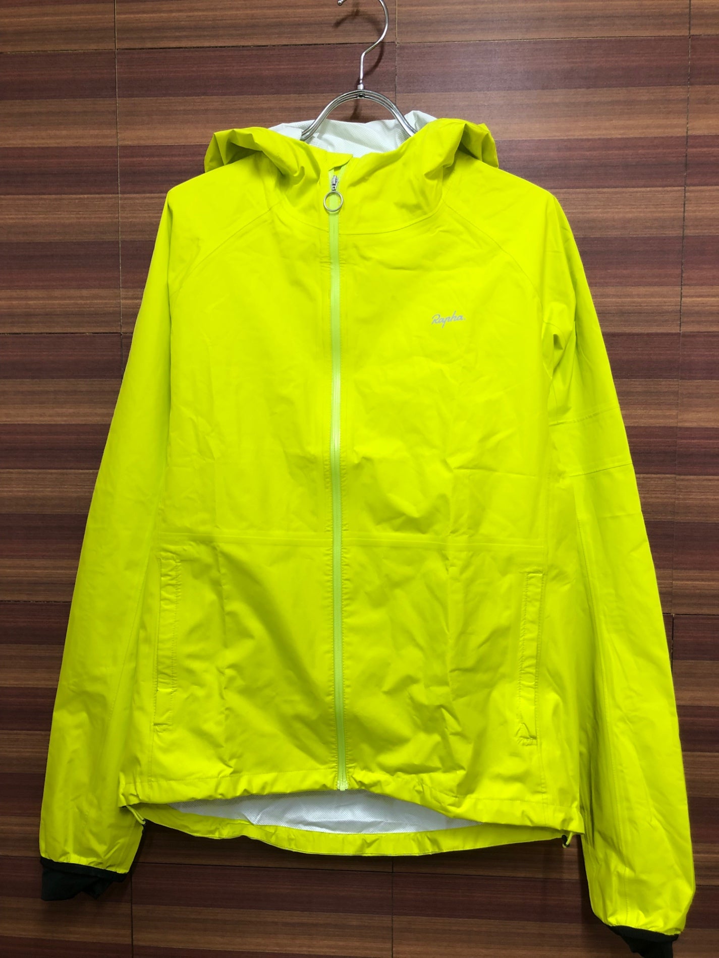 HV424 ラファ Rapha HOODED COMMUTER JACKET 長袖 サイクルジャケット 黄色 S