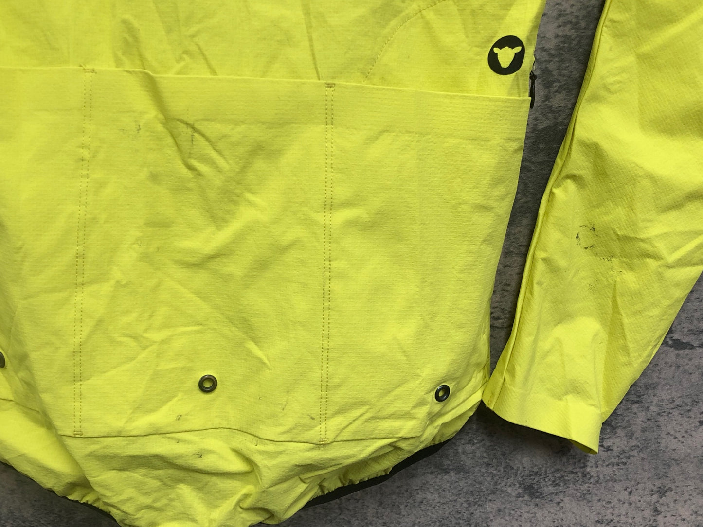 IX197 ブラックシープ BLACK SHEEP MEMBRANE JACKET 長袖 サイクルジャケット 黄 M