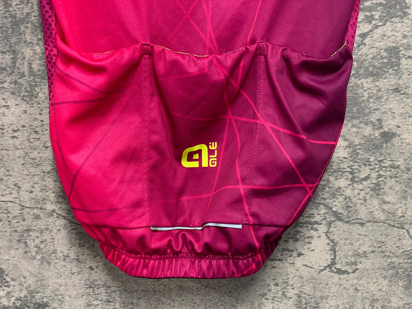 JA630 アレ ALE 半袖 サイクルジャージ ピンク S