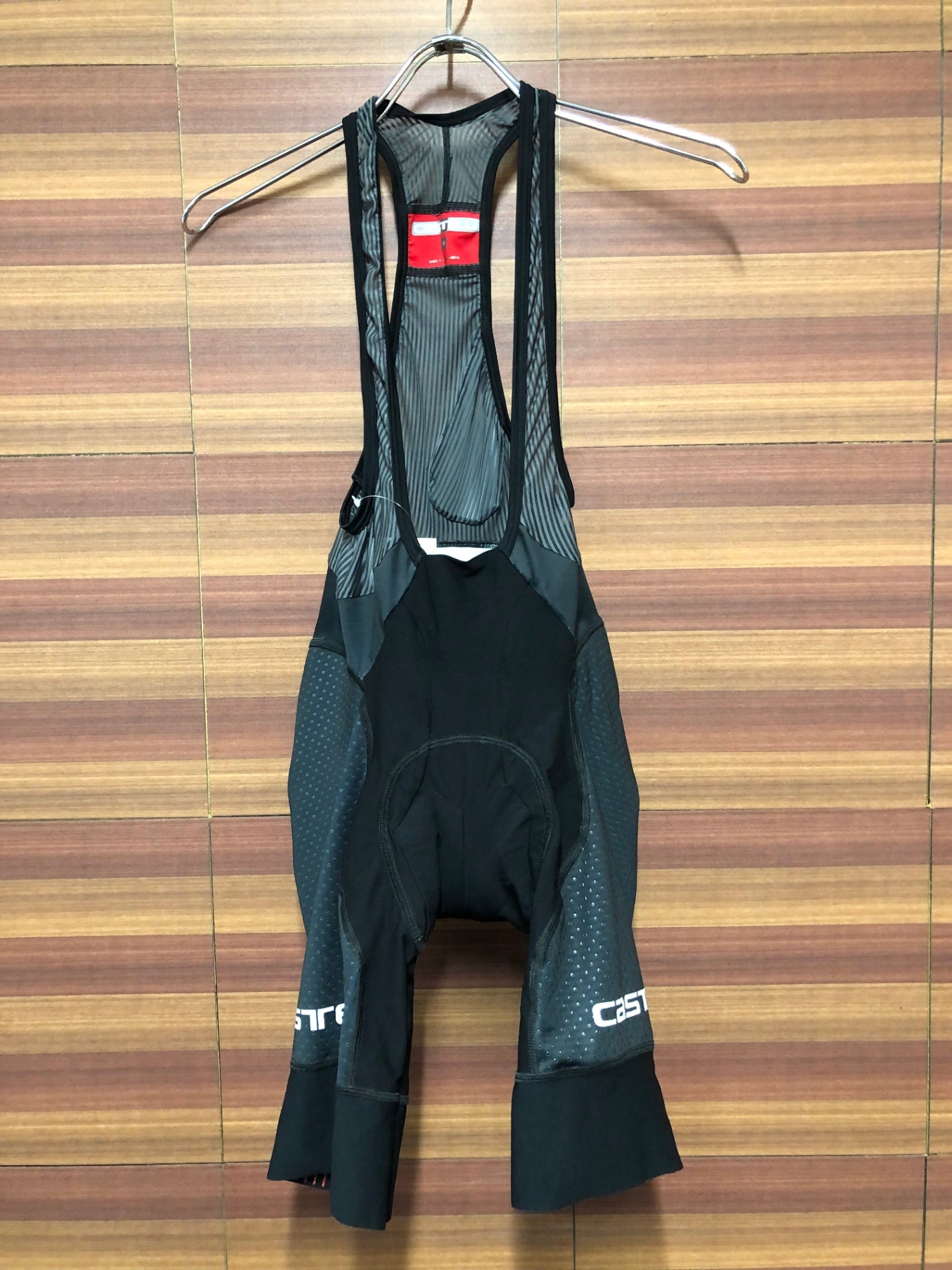 IK421 カステリ CASTELLI ROSSO CORSA ビブショーツ 黒 M