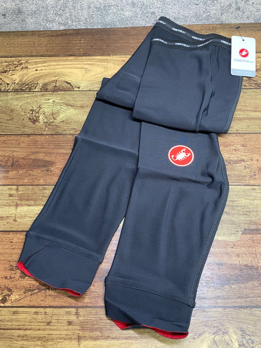 IV866 カステリ CASTELLI THERMOFLEX LEGWARMER レッグウォーマー 黒 M