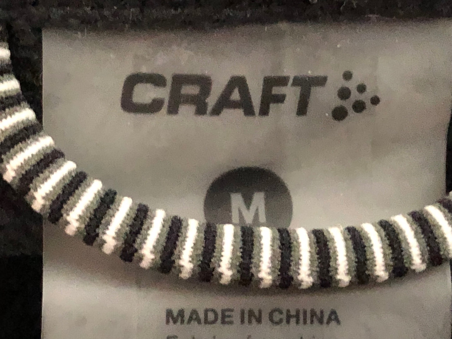 II503 クラフト CRAFT 長袖 サイクルジャケット 黒 M 裏起毛