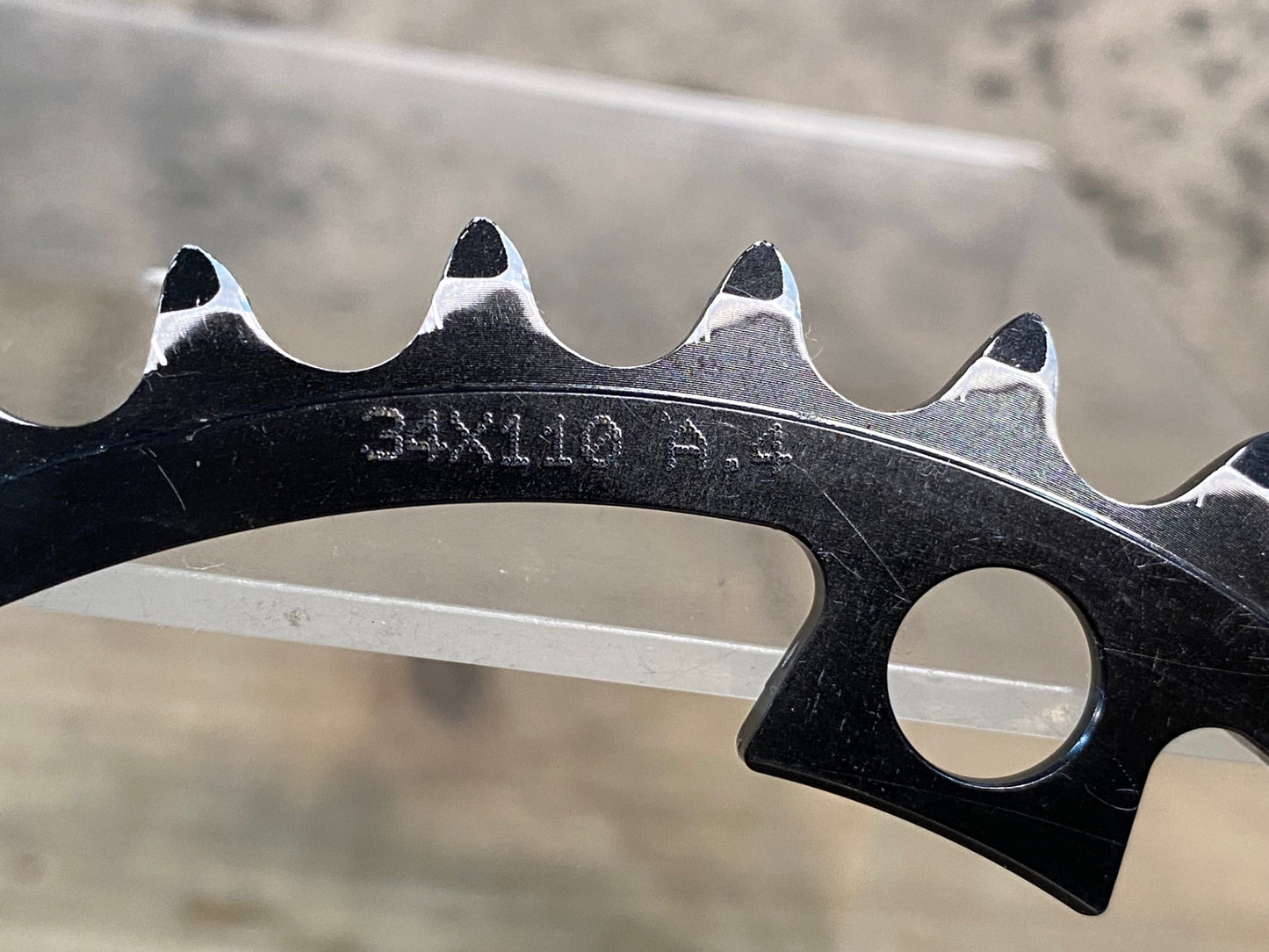 IO777 ローター ROTOR noQ チェーンリング 34T BCD110