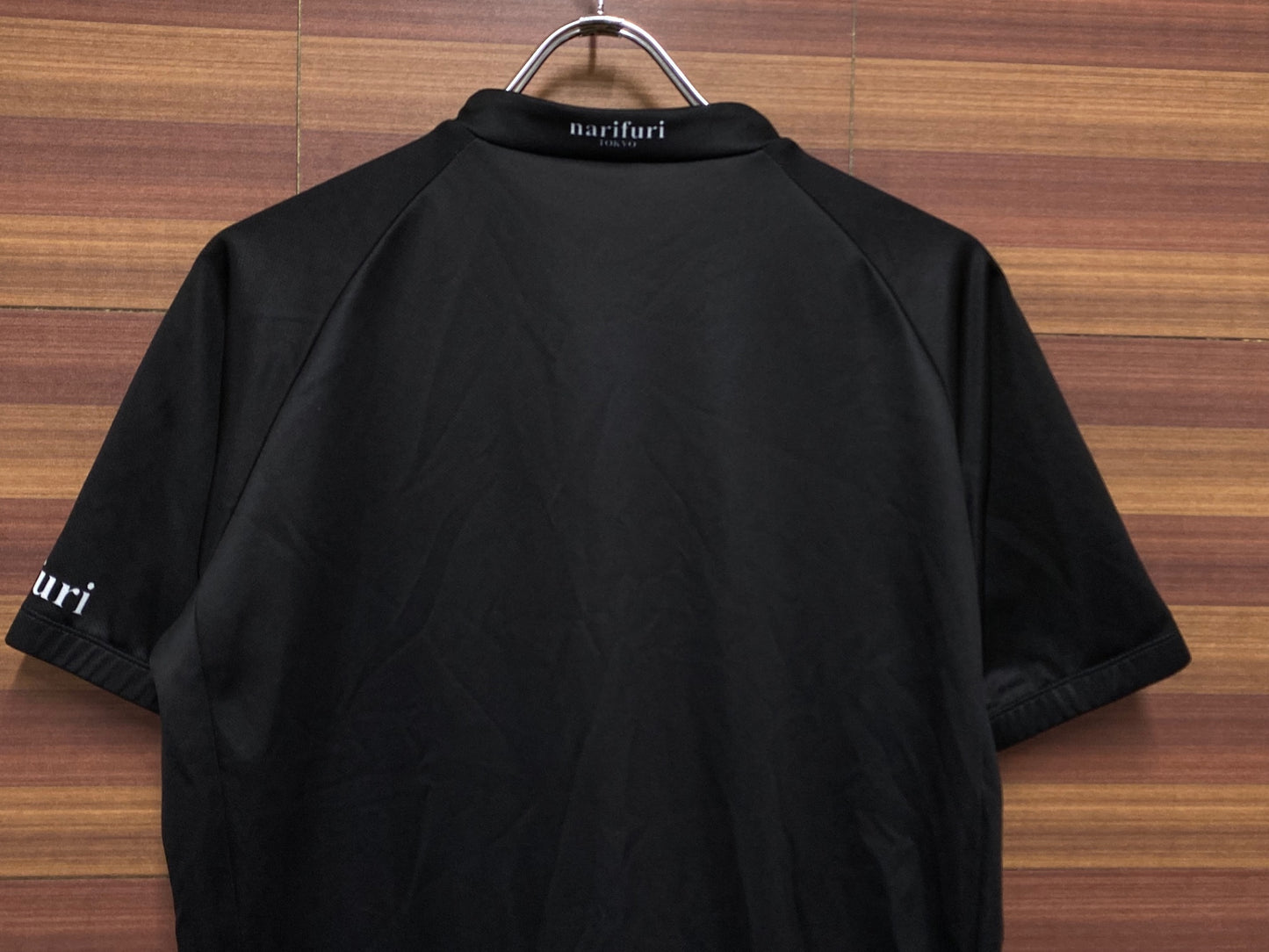 IT574 ナリフリ narifuri 半袖サイクルジャージ 黒 XL
