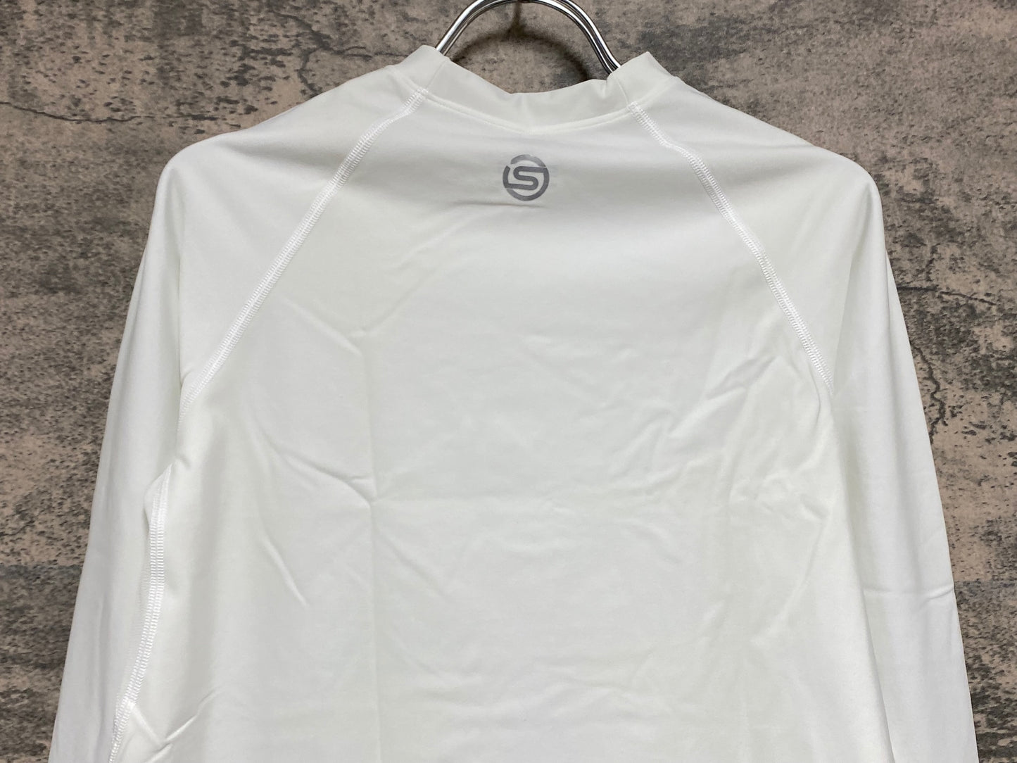 IW934 スキンズ SKINS DNAmic Force 長袖 ベースレイヤー M ホワイト 裏起毛