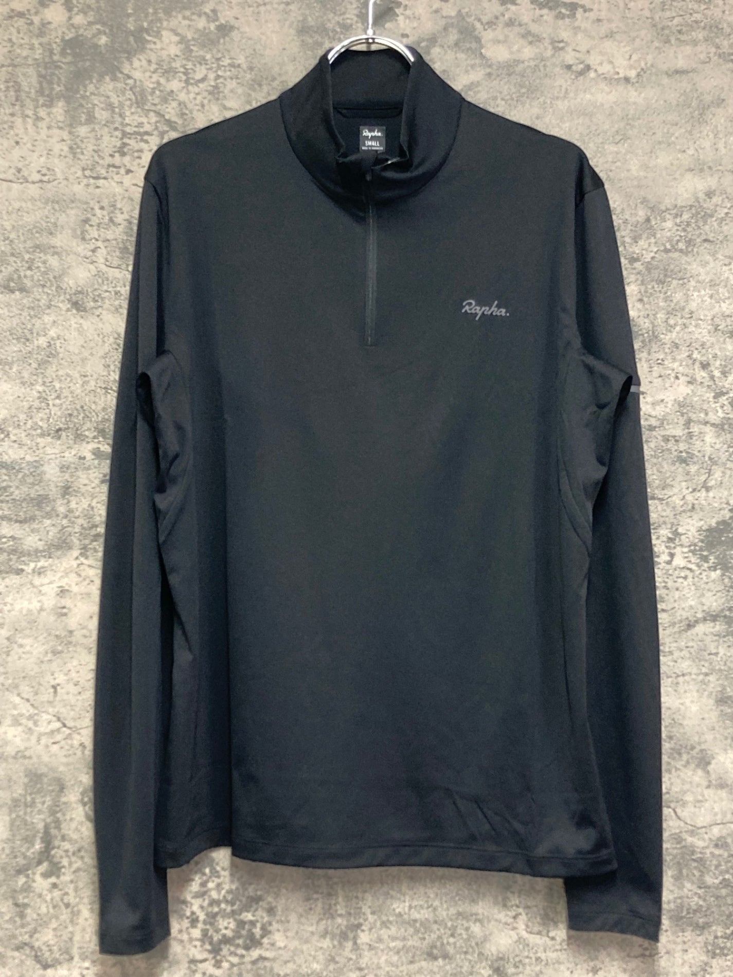 IX214 ラファ Rapha MEN'S ACTIVE HALF ZIP 長袖 Tシャツ 黒 M