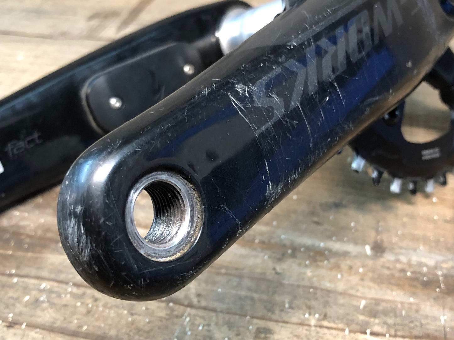 IN700 スペシャライズド SPECIALIZED S-WORKS POWER カーボン クランクセット 170mm PRAXIS 40T ナローワイド 動作確認済