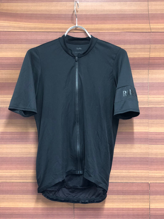IN357 ラファ RAPHA PRO TEAM FLY WEIGHT JERSEY サイクルジャージ 半袖 黒 S