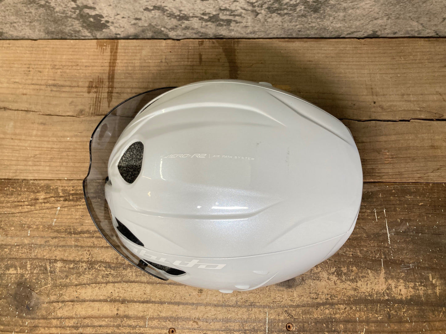 JA056 OGKカブト OGK KABUTO エアロ AERO-R2 サイクルヘルメット L/XL 白 2024/04購入