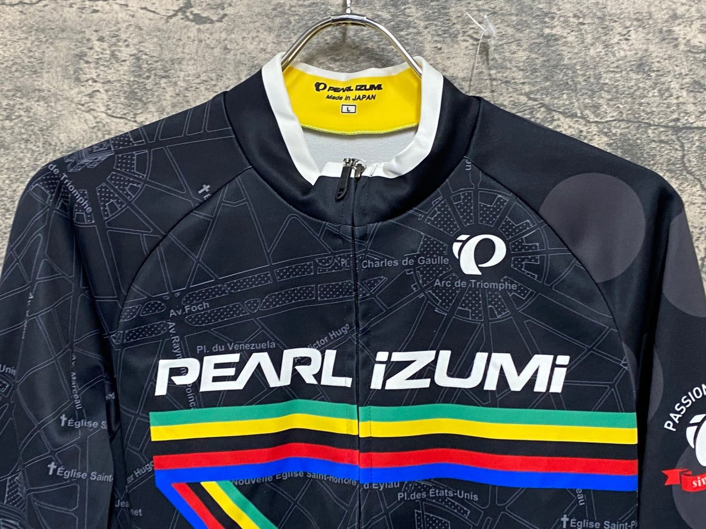 JA636 パールイズミ PEARL iZUMi 長袖 サイクルジャケット 黒 L 裏起毛