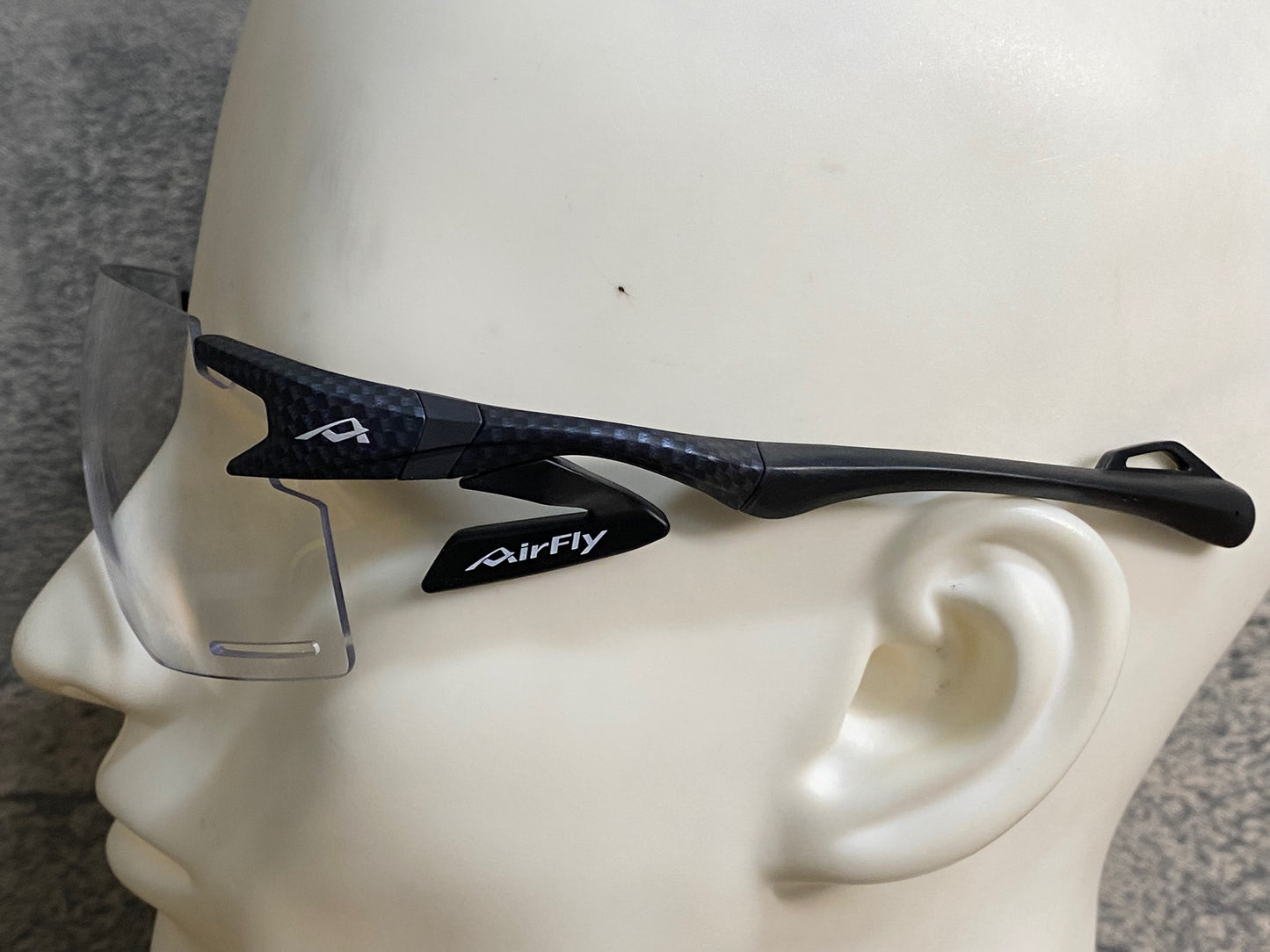 JD099 エアフライ AirFly AF-301 サングラス アイウェア 黒 クリアレンズ