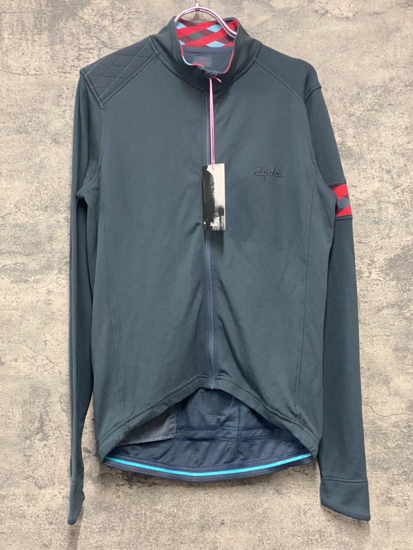 IZ839 ラファ Rapha CORE LONG SLEEVE JERSEY 長袖 サイクルジャージ グレー L