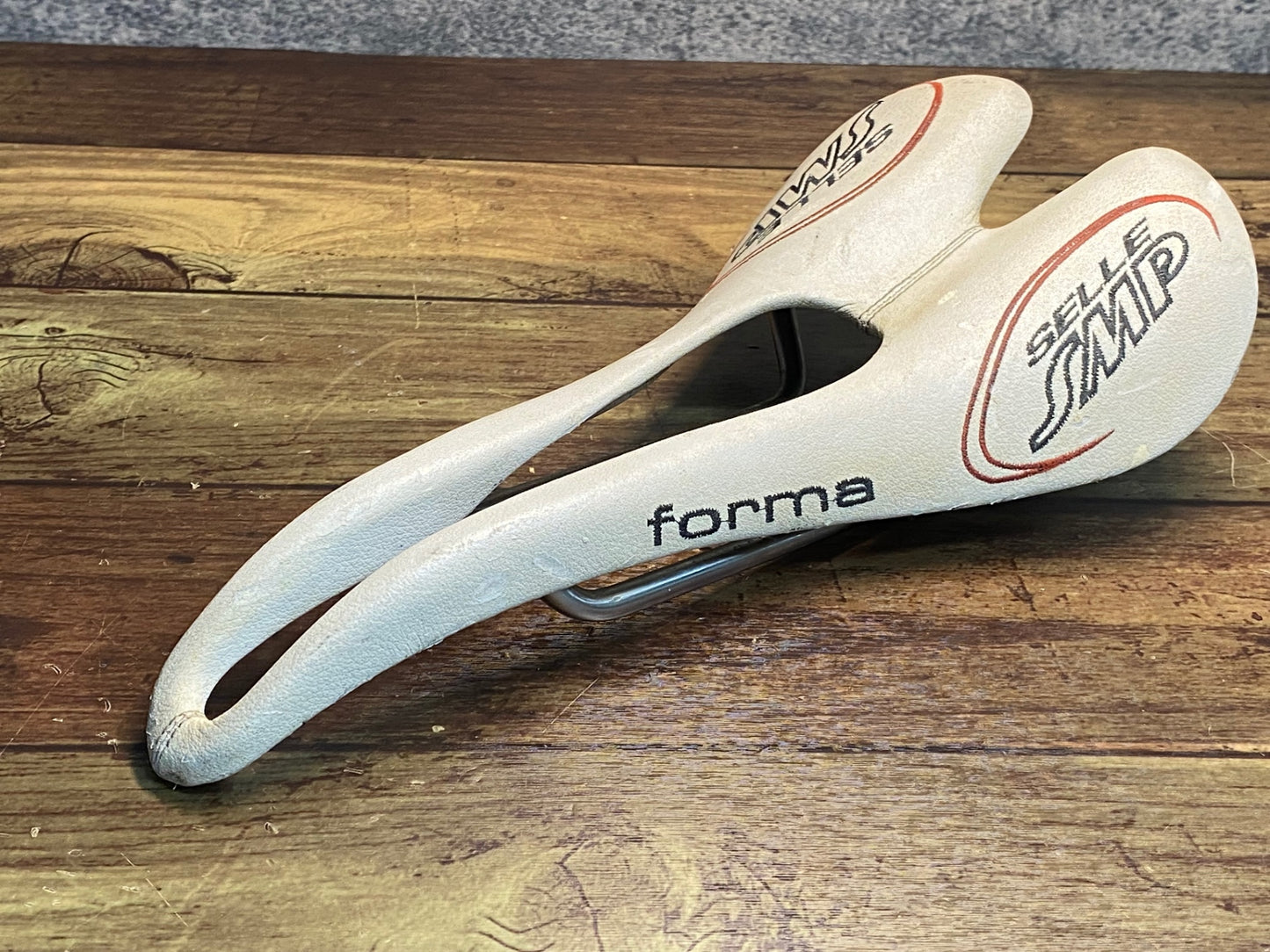 IX974 SELLE SMP フォルマ forma サドル 白 inox tubeレール