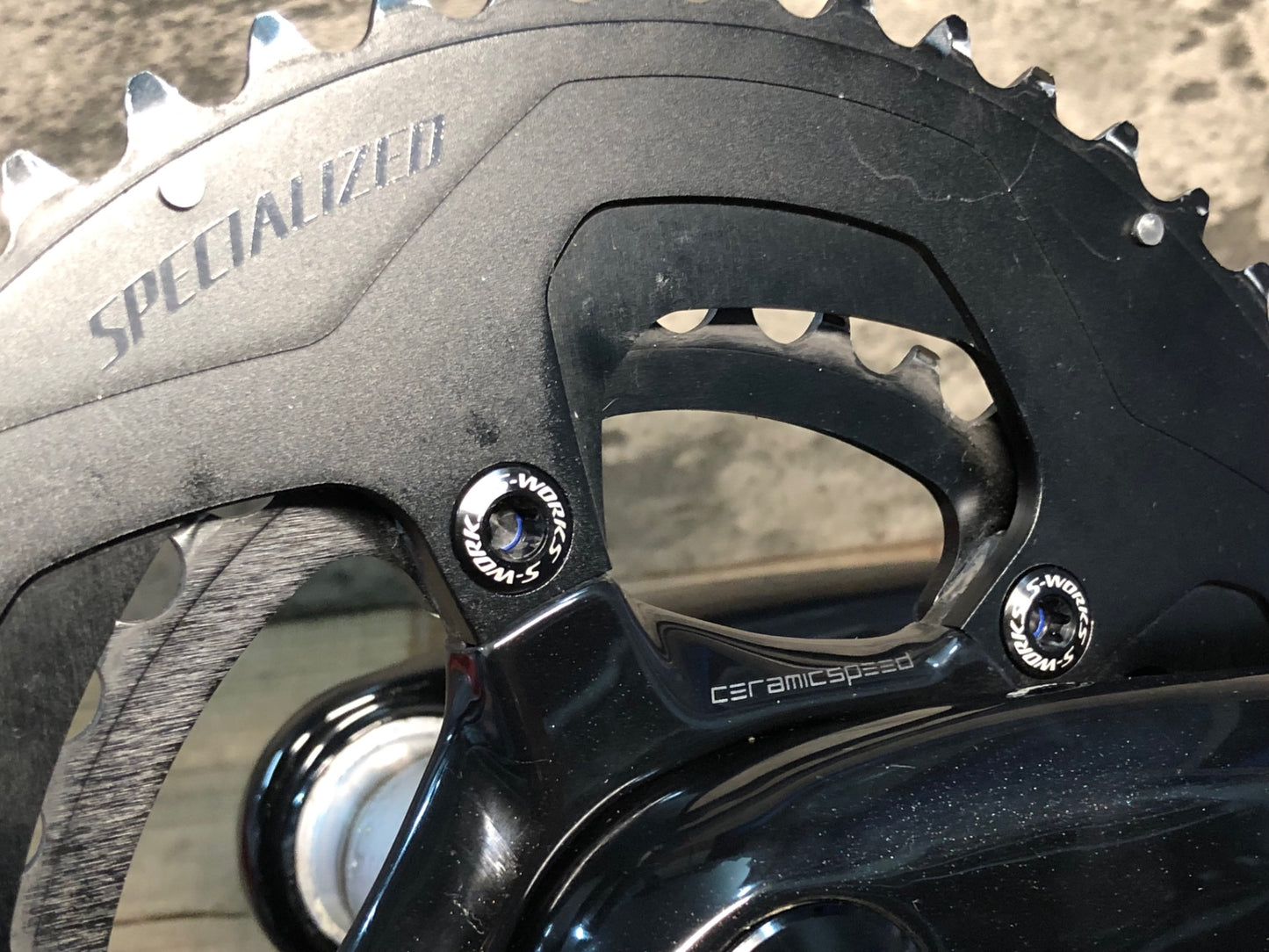 IO071 スペシャライズド SPECIALIZED S-WORKS POWER CRANKS DUAL クランク セット 170mm 52/36T