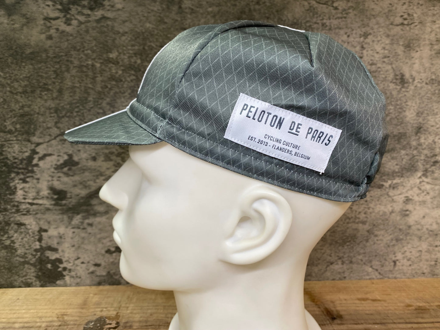 JC064 プロトンドパリ Peloton de Paris サイクルキャップ オリーブ ワンサイズ