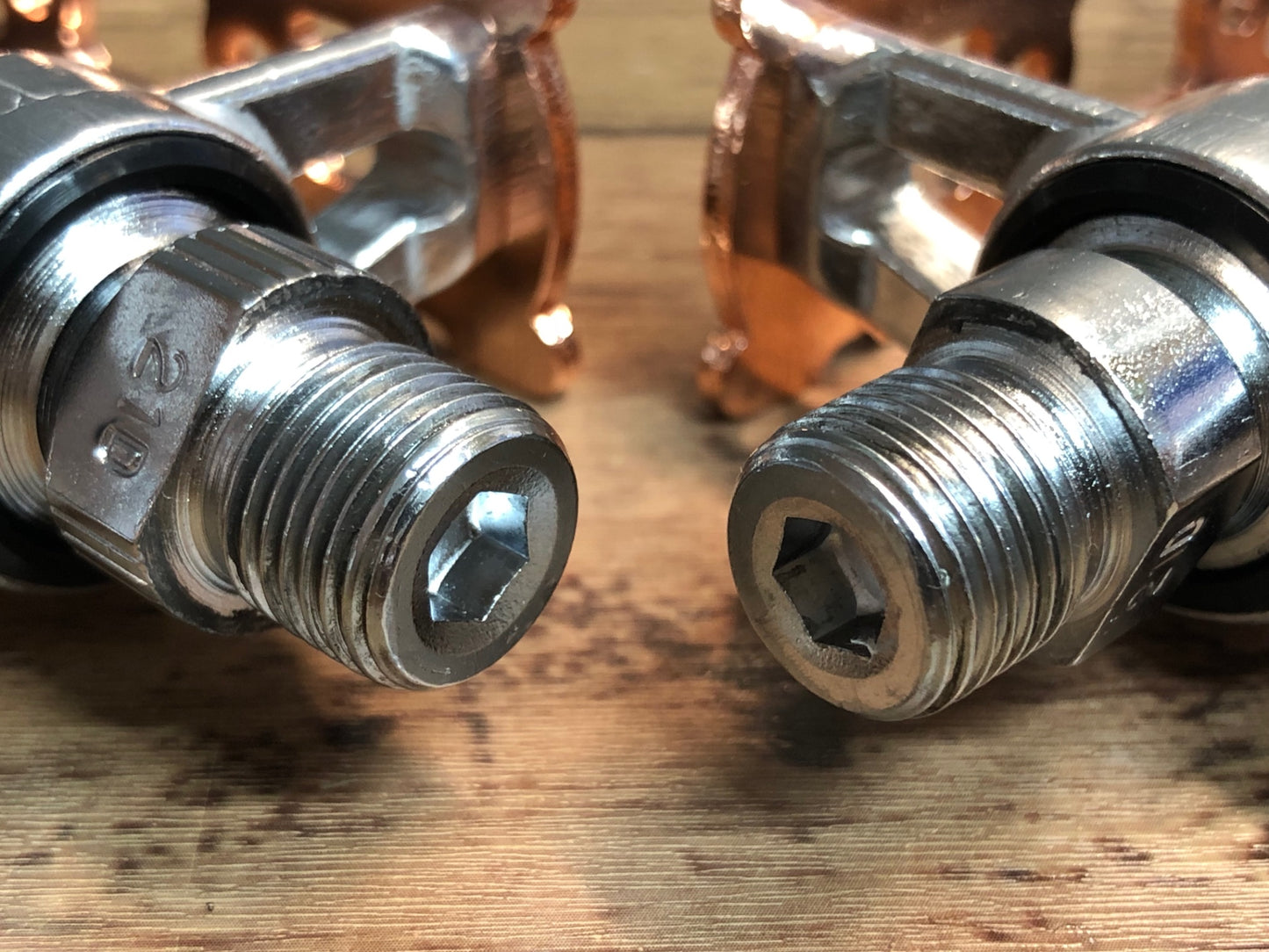 IQ622 三ヶ島 MKS BM-7 フラットペダル コッパー 未使用品